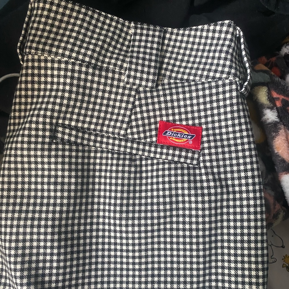 dickies gingham relaxed pants